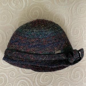 Autumn Winter Bucket Hat with Bow